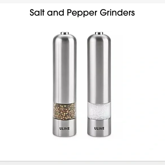 Silver Salt and Pepper Grinder Set - Picture 2 of 3